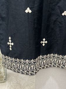 Black Embroidered Kurti
