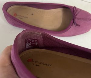 Clarks Freckle Ice Raspberry Nubuck