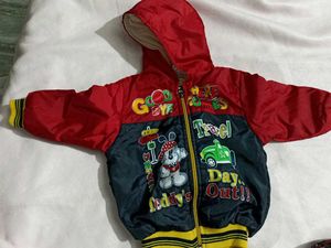 Cute Kids' Red & Black Jacket