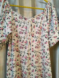 Floral Print Mini Bodycon Dress