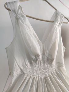 White Corset Design Frock
