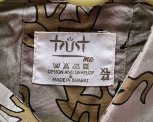 Elephant Print Short Sleeve Shirt