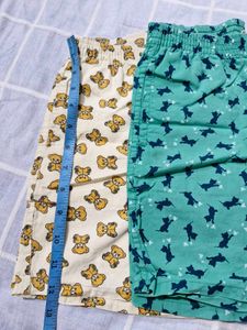 Cute Printed Shorts - Bundle of 2 for 8y