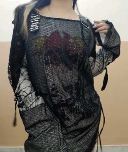 Skull Print Punk rave