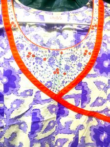 Unique Print Women&#39;s Anarkali Kurta