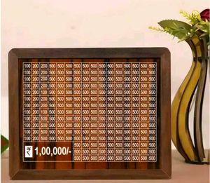 Wooden Smart Savings Box – Save ₹1,00,000