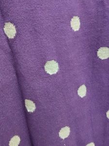 Purple Polka Dot Sweater