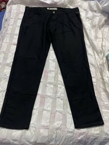 D Fourteen Branded Black Pant