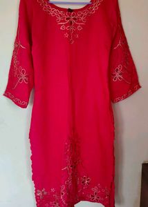 Elegant Red Kurta