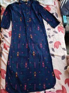 Ethnic Navy Blue Kurta