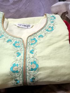Branded  Lining Attached Kurti With Duppata