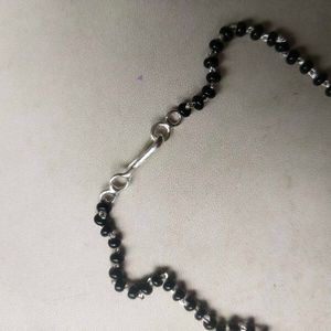 Pure Silver Beautiful Blue CZ Mangalsutra