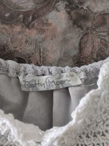 Lace Crochet Y2k Vintage Layered Net Top/ Dress
