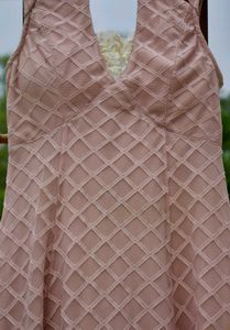 Peach Skater Dress