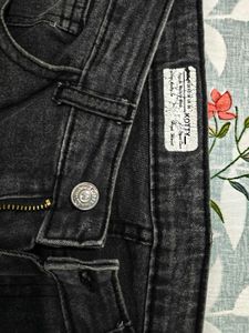 Wide Leg Black Jeans