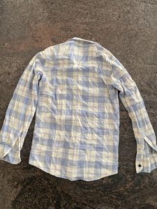 Checked Blue Casual Shirt