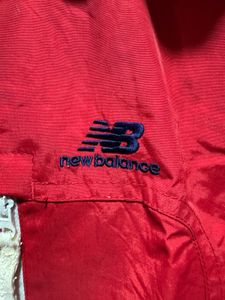 New Balance Red Zipup Hooded Jacket