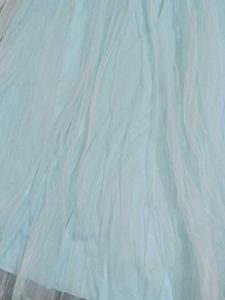 Aqua Tulle Skirt