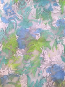 Elegant White Floral Saree