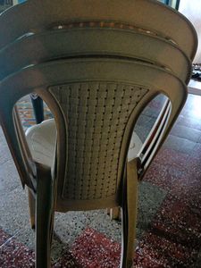 Durable White Plastic Chair