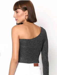 Silver Black 🖤 Top