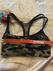 Army Print Sports Wear Bra