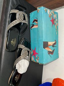 Embellish Open Toe Stylish Flats