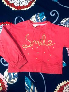 Combo Of Cotton Sweat T Shirts For 4 Year Baby Gir