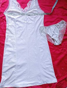 Vintage White Lace Lingerie Set