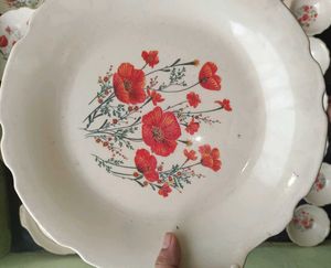 Dinner Set of 27 Pcs With 2 Serving Bowl Lid