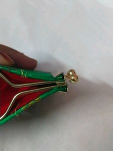 💚✨Green Floral Kisslock Coin Purse🫶