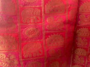 Pink  Silk Blend Gown