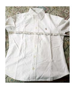 Ralph Lauren White Oxford Matte shirt