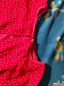 Red Polka Dot Top