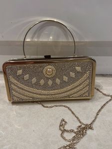 Golden Party Clutch