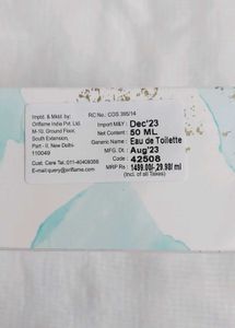 Oriflame Joyce Turquoise PERFUME