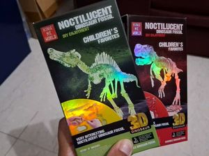 Noctilucent Dinosaur Fossil DIY Kit 2 Pcs
