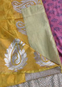 Yellow Embellished Saree