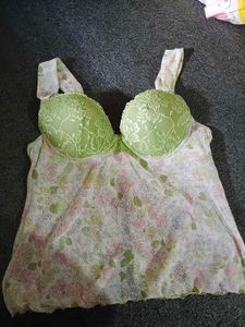 Floral Lace Bra Top(Bust-36)