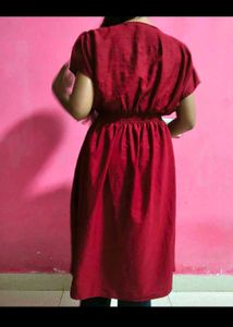 Rust Red Dress