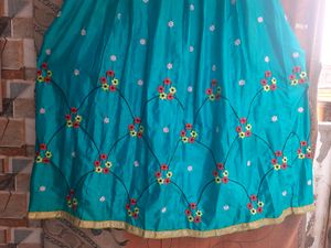 Navratri Sea Green Lehenga