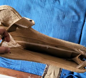 Tribal Hand Embroidery - Jute Sling Bag