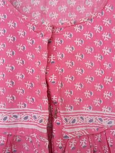 Pink Cotton Nighty