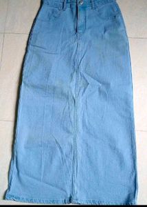Midi Denim Skirt