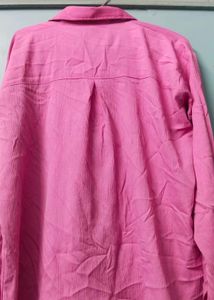 Pink Button-Down Shirt