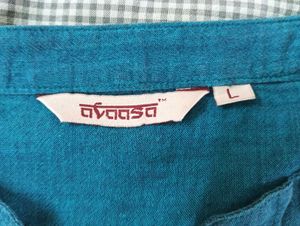 BLUE AVAASA KURTA