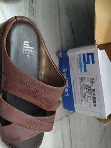 Brown Leather Sreeleathers man sandal