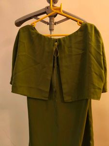 Olive Green Mini Dress