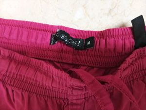 PINK COTTON PANTS
