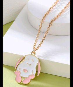 cute charm  Pendant Necklace Qty2 (silver chain❗